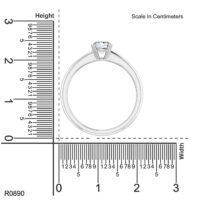 0.50 CT SOLITAIRE DIAMOND RING