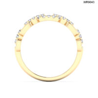 0.20 CT DIAMOND LINK RING